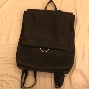 asos design ring flap backpack